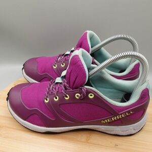 Merrell Shoes Girl 4M Purple Trail Run Sneakers Outdoors Camping MK165710 Flaw